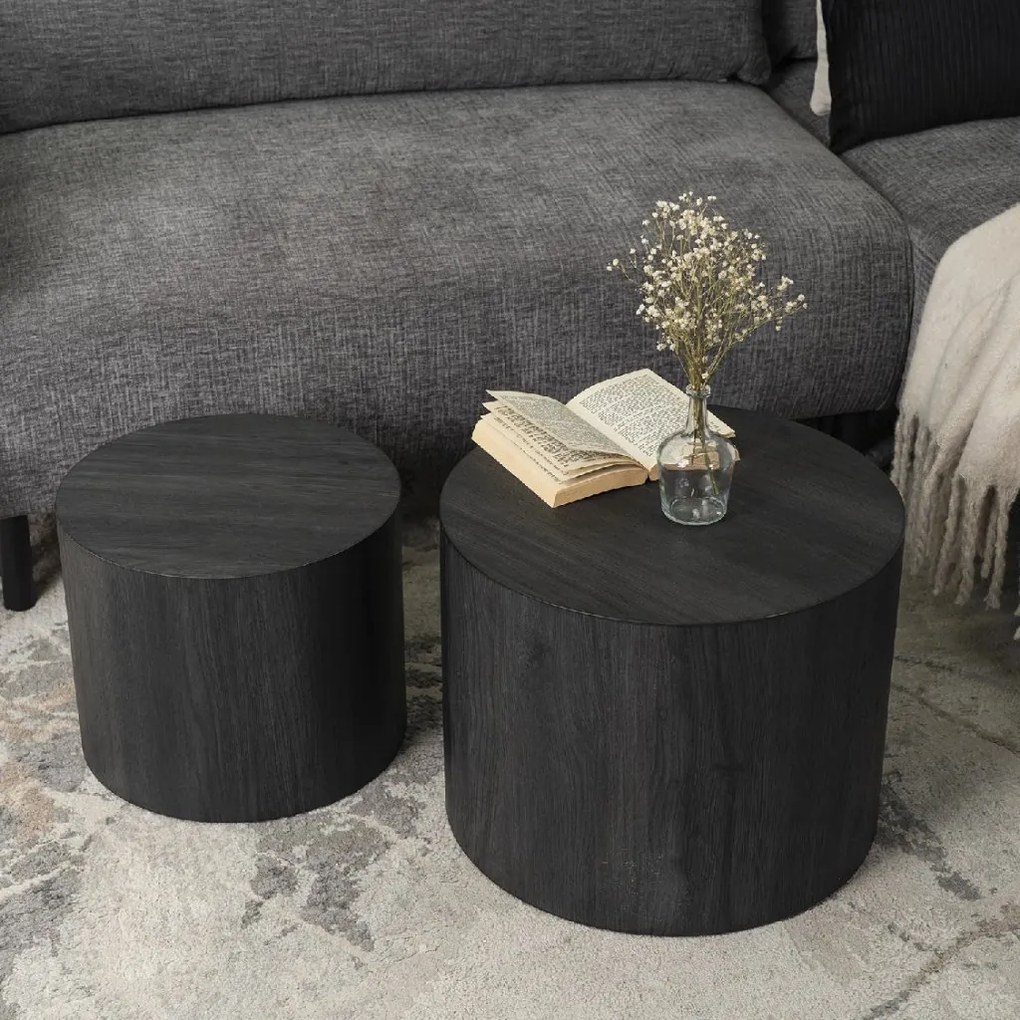 PROXIMA.store - Moderná zostava stolíkov LEILA FARBA: orech