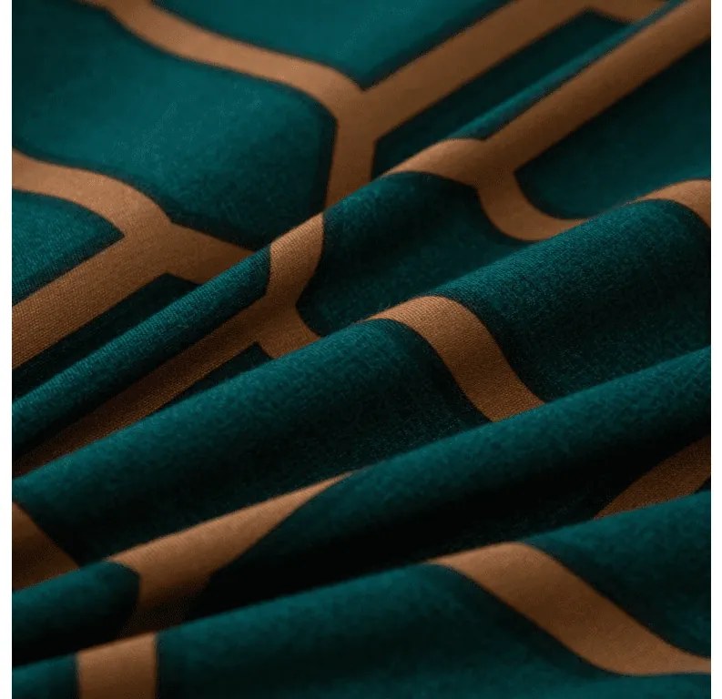 Mikroflanelové obliečky KERNAL zelené Rozmer obliečky: 70 x 80 cm | 140 x 200 cm