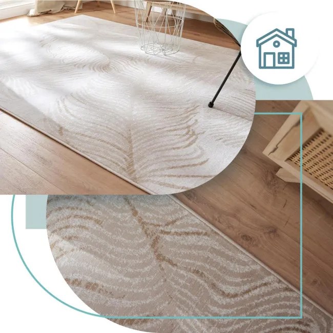 Koberec FD Sensi Rimkas svetlobéžový