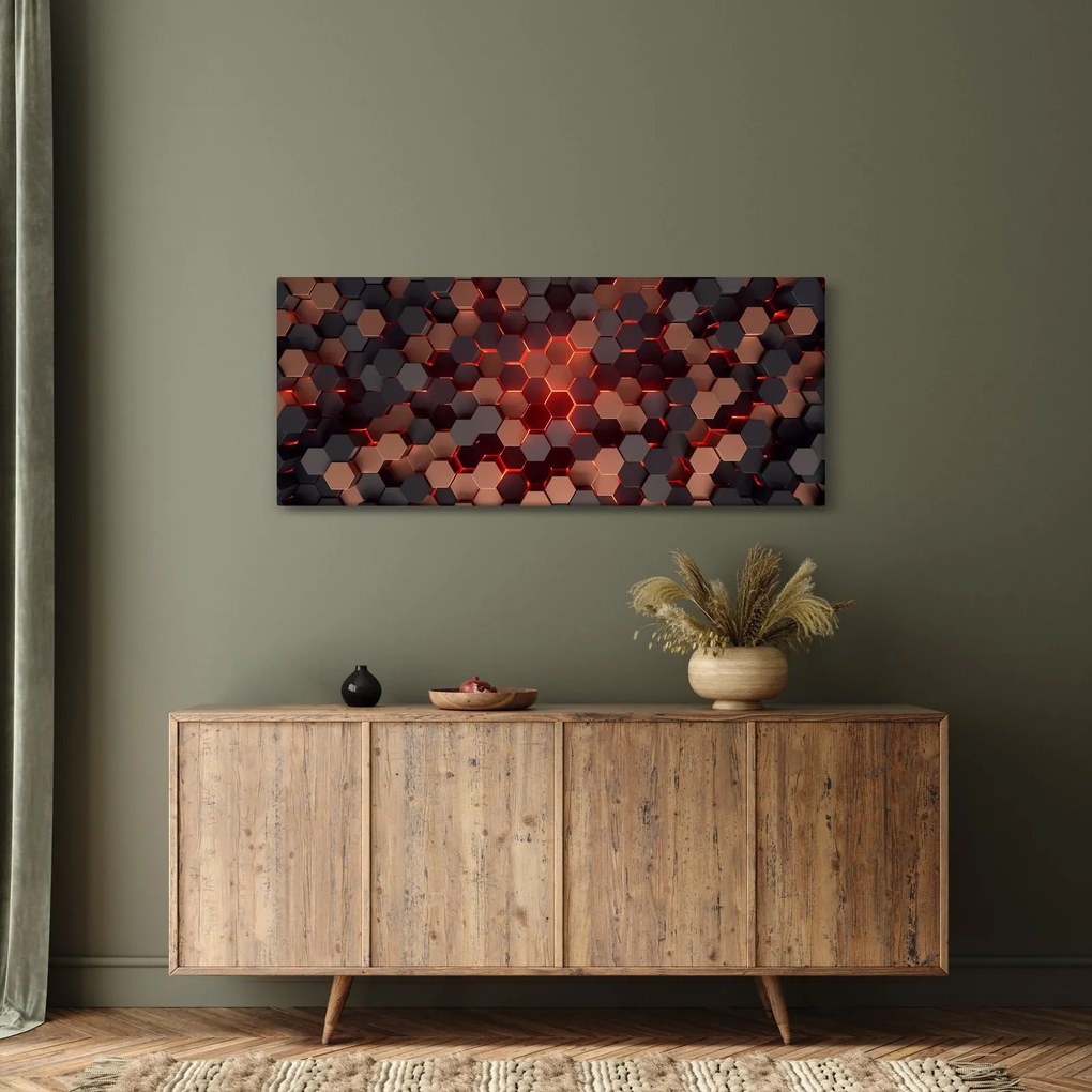 Obraz - Futuristická abstrakcia (120x50 cm)