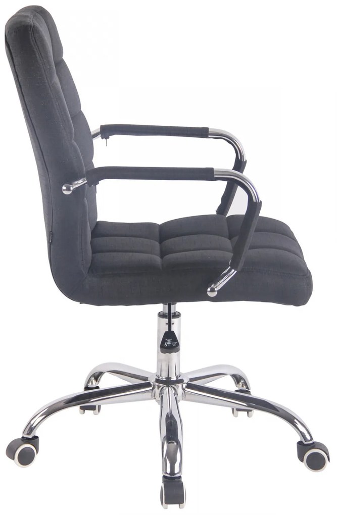 Kancelárska stolička Deli - látka - Čierna