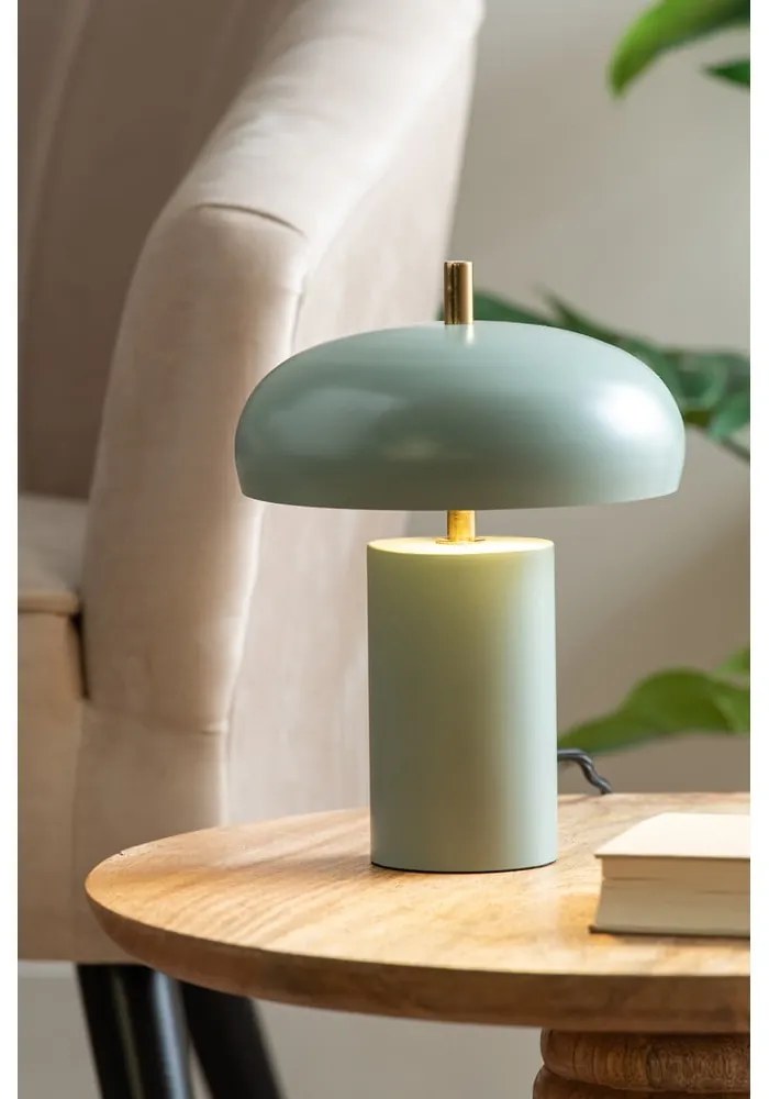 Šalviová zelená stolová lampa (výška 24 cm) Joya – Leitmotiv