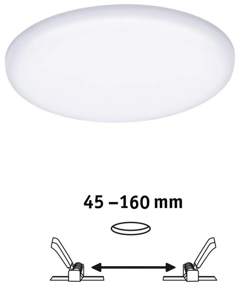 Paulmann 92389 - LED/17W IP44 Kúpeľňové podhľadové svietidlo VARIFIT 230V
