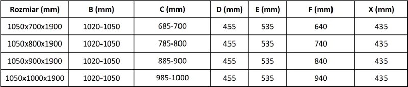 Mexen Apia sprchovací kút s posuvnými dverami 105 (dvere) x 80 (stena) cm, 5mm číre sklo, zlatý profil, 840-105-080-50-00