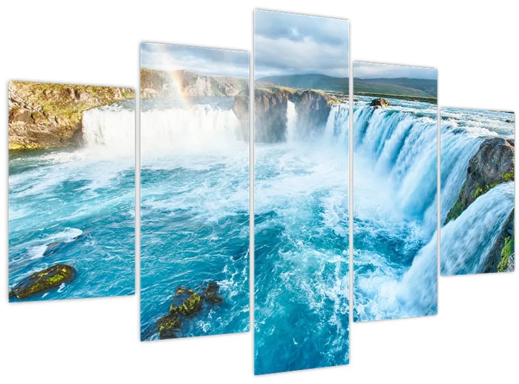 Obraz - Vodopád Godafoss (150x105 cm)