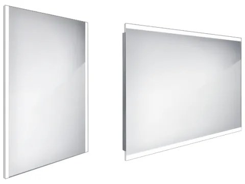 NIMCO ZP 11002 - LED kúpeľňové zrkadlo s podsvietením, 6500 K, 80x60 cm, IP44