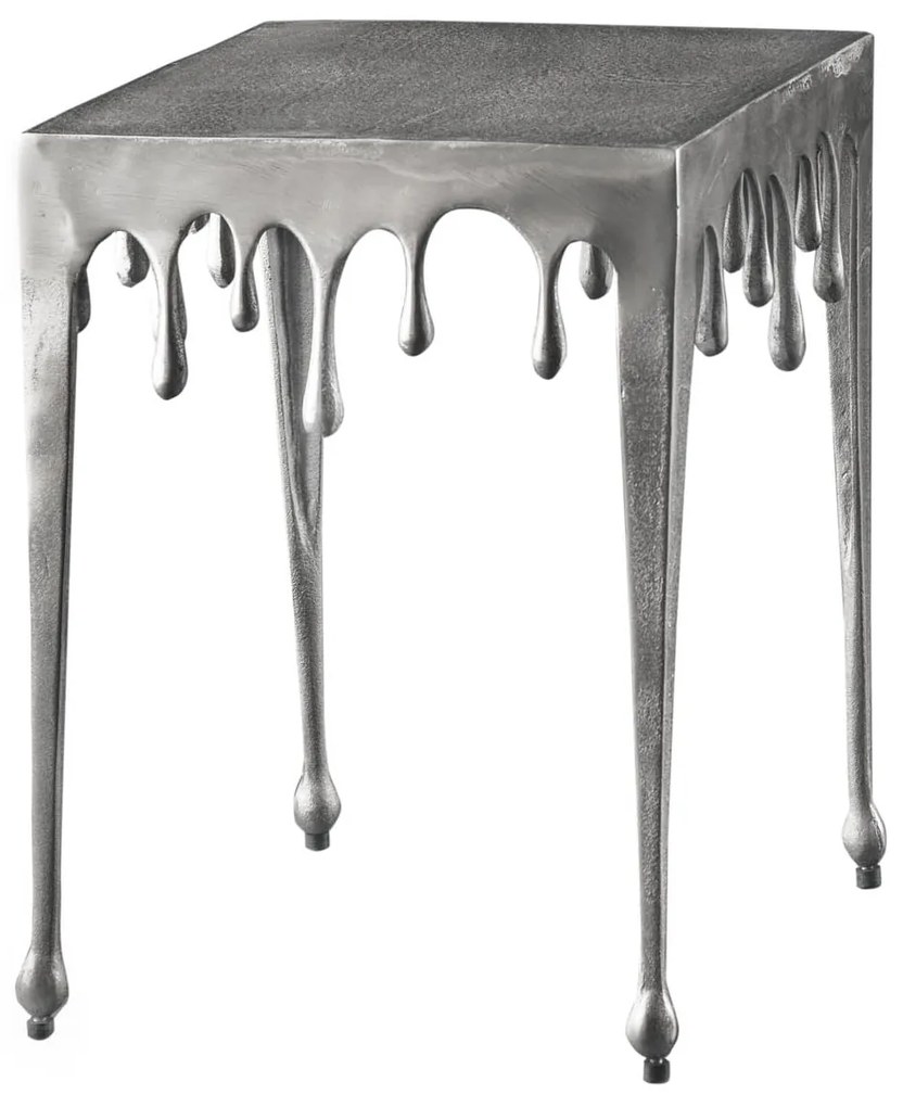 Dizajnový odkladací stolík Gwendolyn S 44 cm strieborný