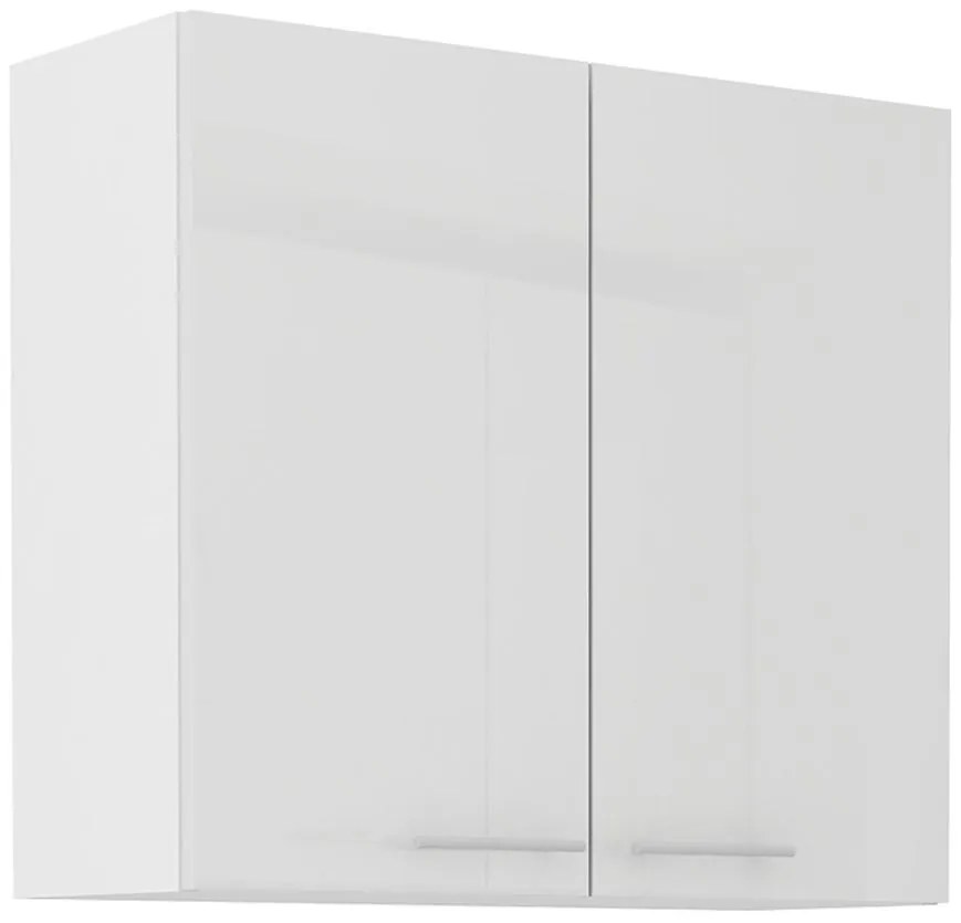 Kuchynská skrinka Lara 80g-72 2f Mdf biely lesk