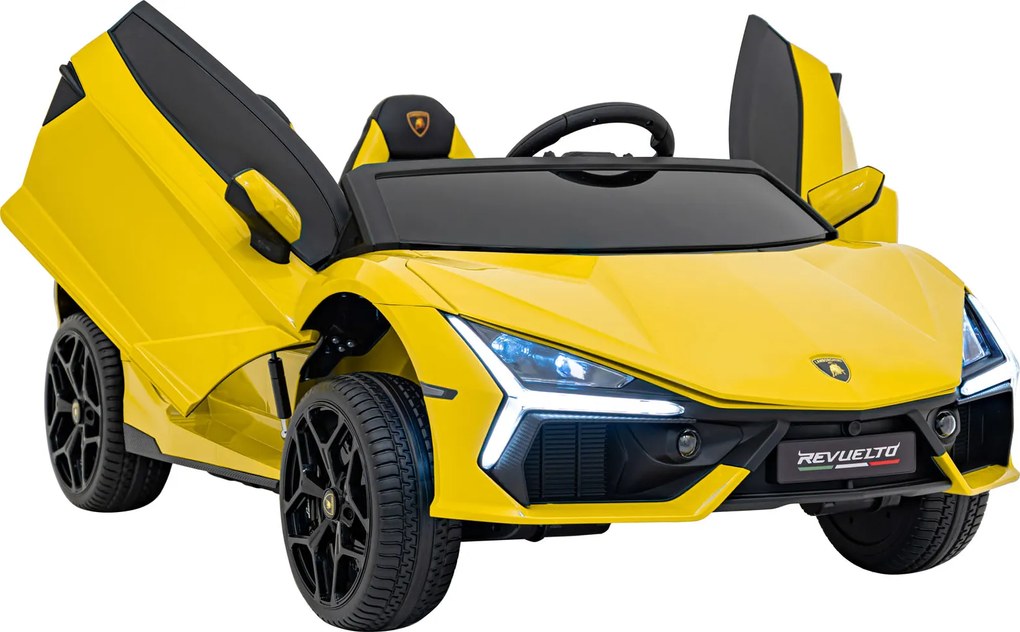 Ramiz Lamborghini Revuelto XL vozidlo Žltá