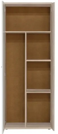 Komoda/Botník SIMO dub sonoma/biela