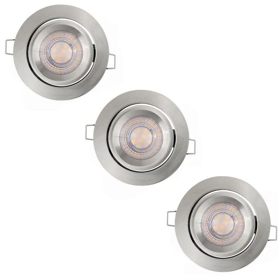 Osram - SADA 3x LED stmievateľné podhľadové svietidlo LED/4,9W/230V