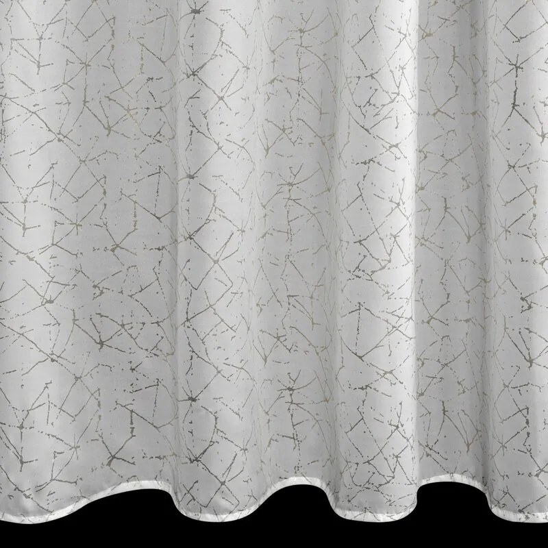 ZÁCLONA ROXI NA PÁSKE 140X270 CM BIELA