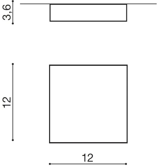 Azzardo AZ2781 - LED Stropné svietidlo FALCO LED/12W/230V
