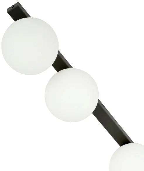 Stropné svietidlo FIT 3xE14/10W/230V čierna/biela