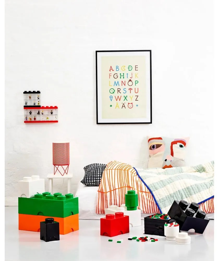 Biely úložný box štvorec LEGO®