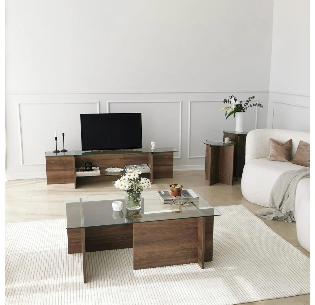 TV stolík Dosada (orech) . Akcia -19%. Vlastná spoľahlivá doprava až k Vám domov. 1095491