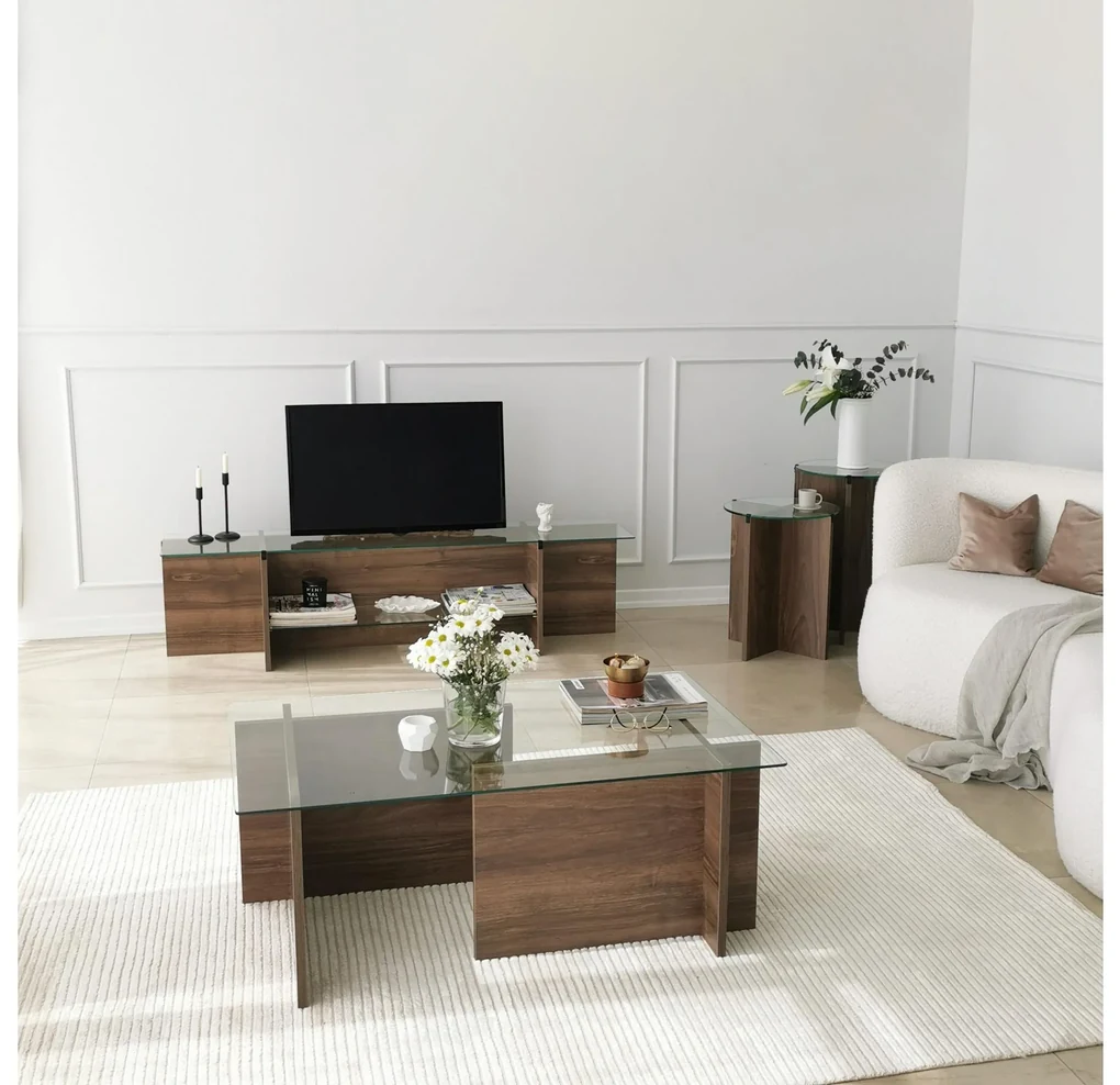 TV stolík Dosada (orech) . Akcia -19%. Vlastná spoľahlivá doprava až k Vám domov. 1095491