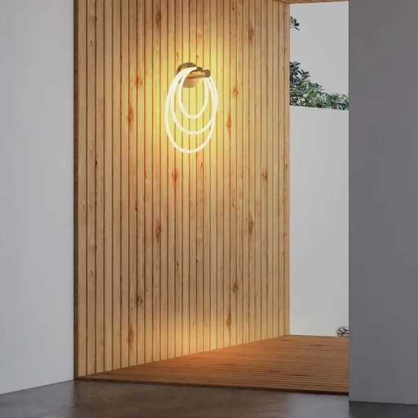 LED Nástenné svietidlo LED/37W/230V 3000K zlatá