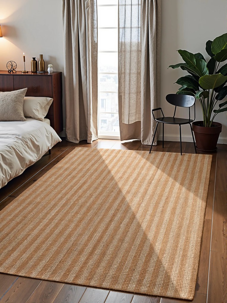 Kusový koberec Harvest 106336 Gold z kolekcie Elle, 200x300, béžová, chodba / predsieň, ELLE Decoration