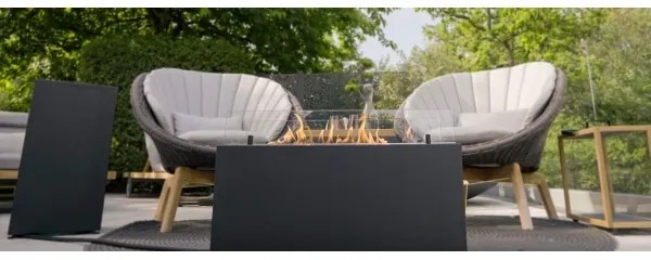 Planika Rio GAS - Vonkajší plynový krb 41,4x69,8 cm 10kW