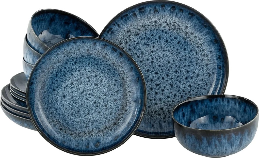 XXXLutz JEDÁLENSKÝ SERVIS Allround Magic Blue 12-dielne Creatable - Online Only bytové doplnky - 007768072503