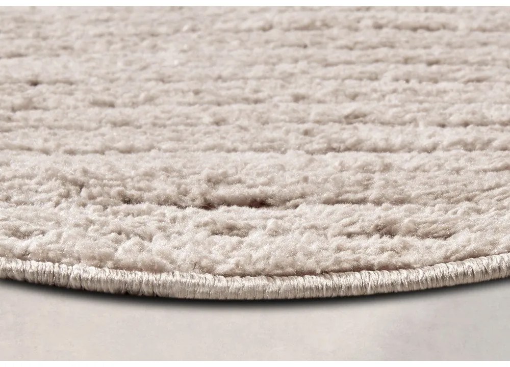 Béžový okrúhly koberec ø 160 cm Panglao New York Taupe – Elle Decoration