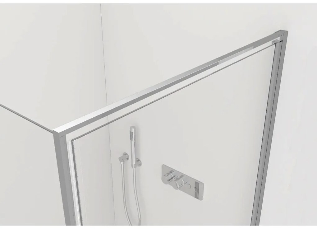 Cerano Porte, 1-krídlové sprchové dvere 100x195 cm, 8mm číre sklo, chrómový profil, CER-CER-413480