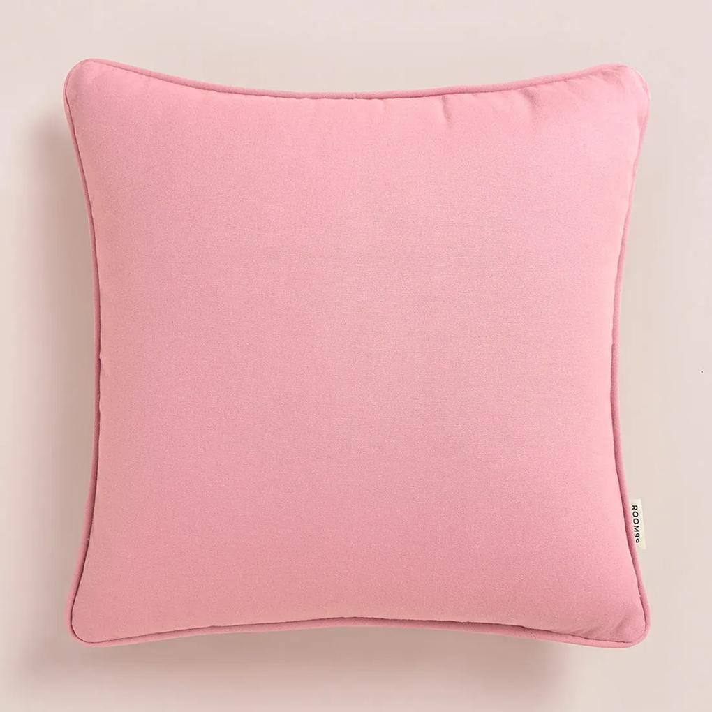 Room99 Dekoračná obliečka na vankúš Pure Bavlna Farba: Ružová, Veľkosť: 40 x 40 cm