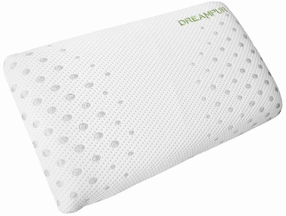 DREAMPUR Anatomický vankúš DREAMPUR® z latexovej peny Grey Dots MAXI 40x70 cm