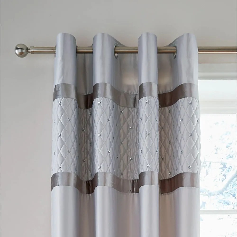 Sivé závesy v súprave 2 ks 168x229 cm Sequin Cluster – Catherine Lansfield