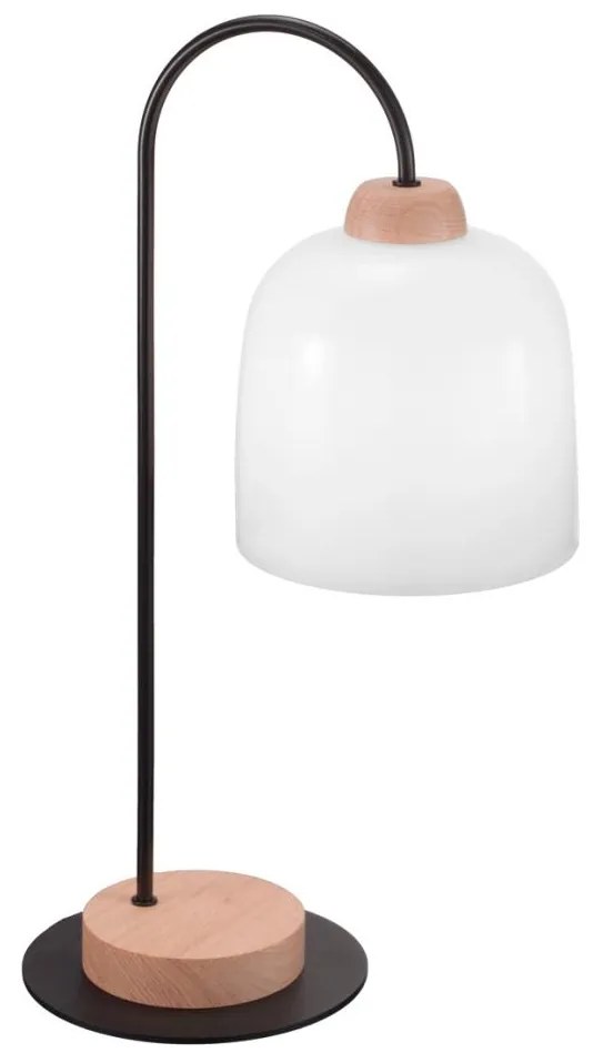 Kolarz A1352.71.W - Stolná lampa NONNA 1xE27/60W/230V dub/biela