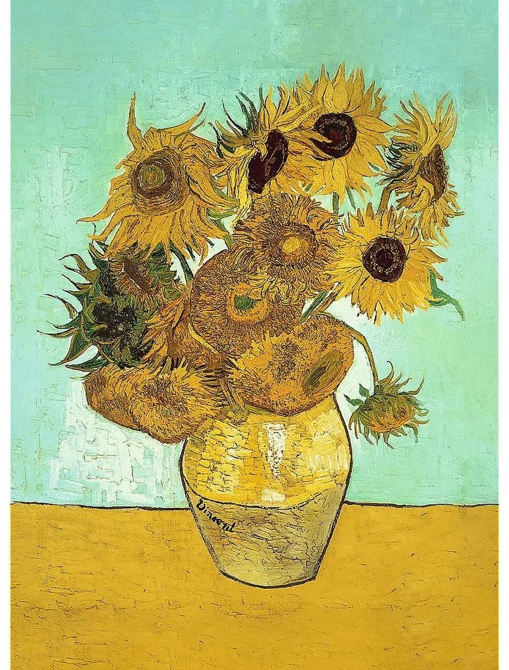 Trefl Drevené puzzle 200 - Slnečnica - Vincent van Gogh