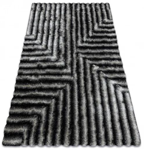 Dywany Łuszczów Kusový koberec Flim 010-B3 grey - 160x220 cm