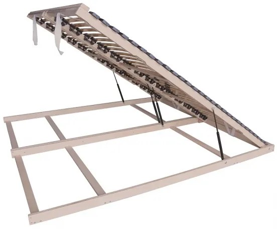 TEXPOL DOUBLE VÝKLOP NOŽNÝ (lamelový rošt) Rozmer: 195 x 170 cm