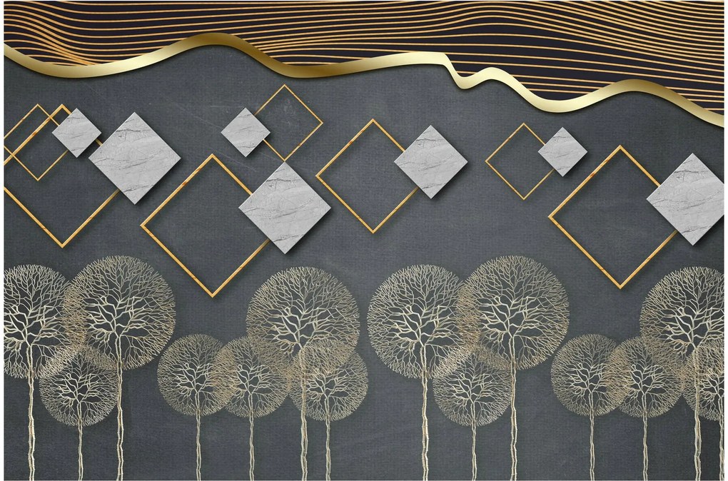 Obraz abstrakcie (90x60 cm)