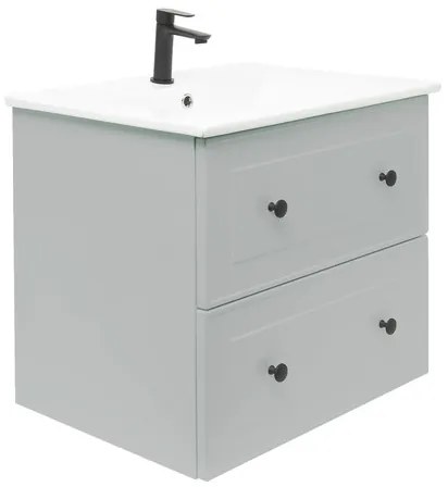 Kúpeľňová skrinka s umývadlom Naturel Forli 60x53x46 cm v šedej farbe mat FORLI60GMU, 1 ks