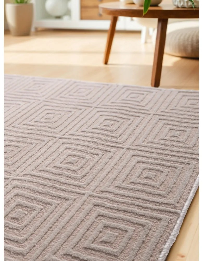 Béžový behúň 80x240 cm Perles Tourmaline – Elle Decoration