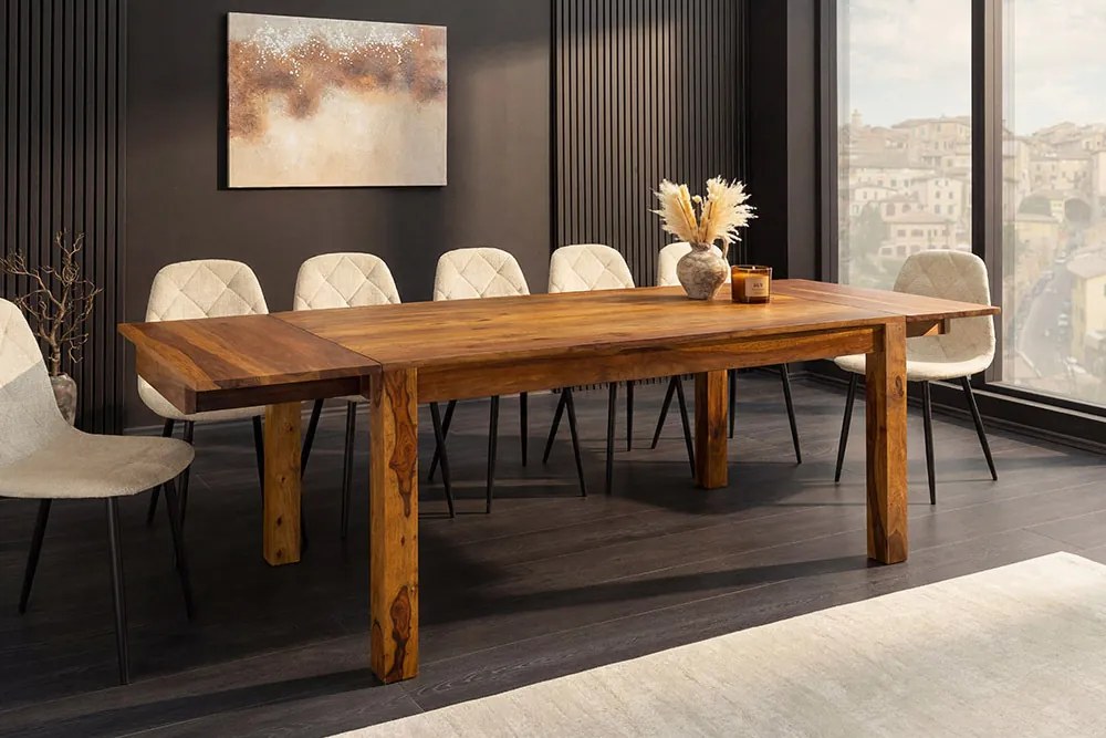 Rozkladací jedálenský stôl z masívu Timber 160-240cm