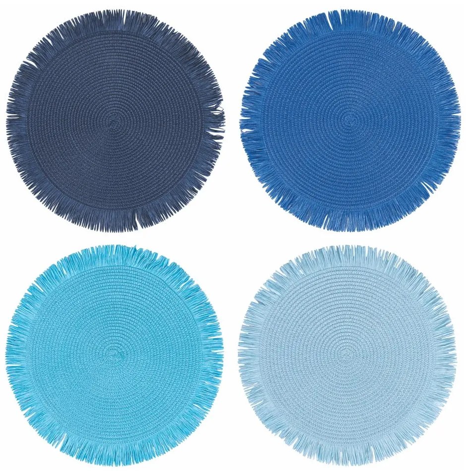 Papierové prestieranie 4 ks ø 38 cm Shades of Ocean – VDE Tivoli 1996