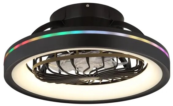 Globo 03665 - LED RGB Stmievateľný stropný ventilátor DEANNE LED/40W/230V + DO