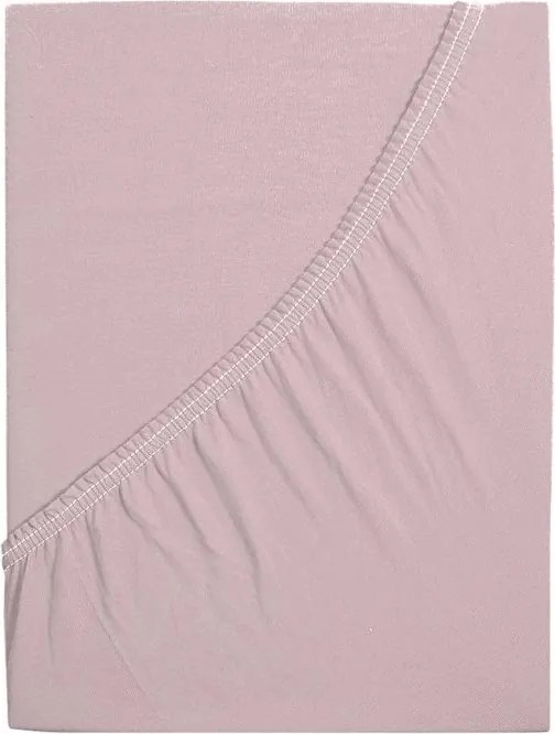 Jersey plachta do detskej postieľky EXCLUSIVE 70x140 cm staroružová