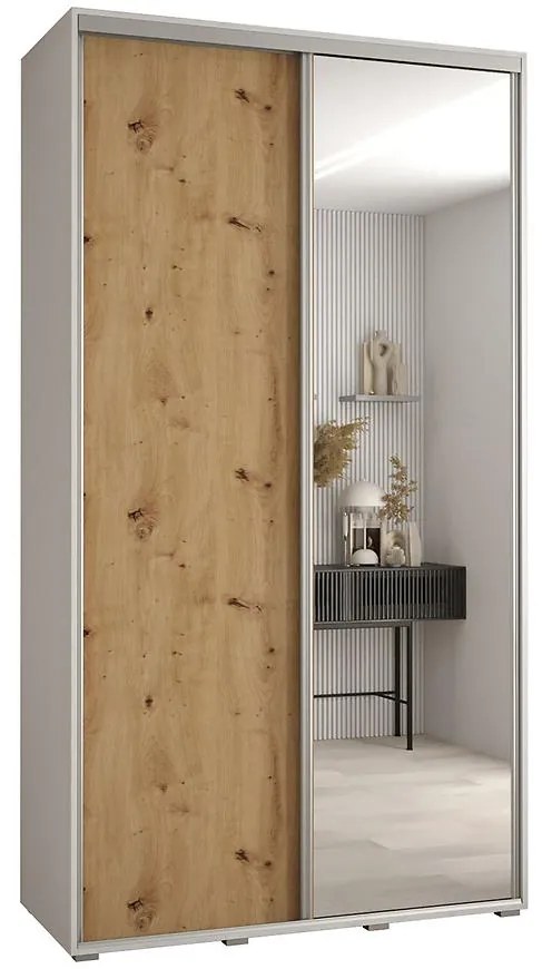 Skriňa 45 Canaris 3 140 biela/artisan/silver