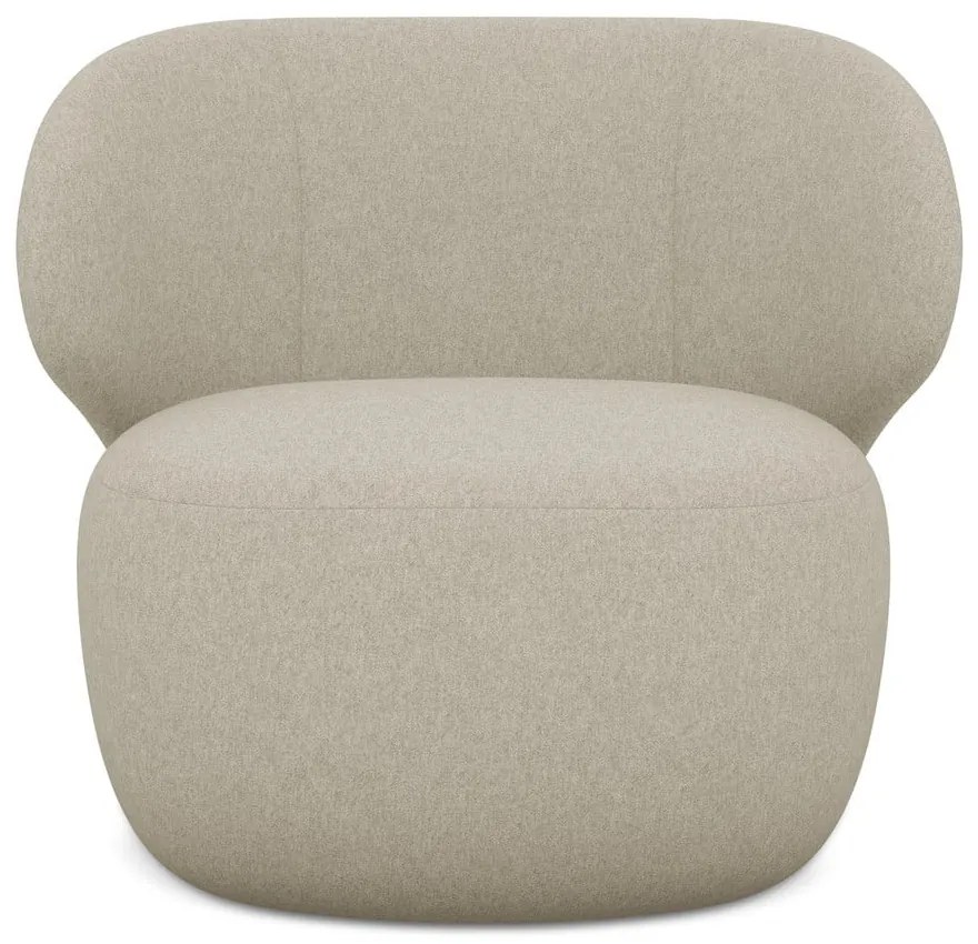 Béžové kreslo Kama – Makamii