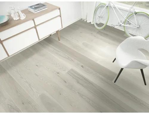 Drevená podlaha 14.0 jaseň platinium sivý