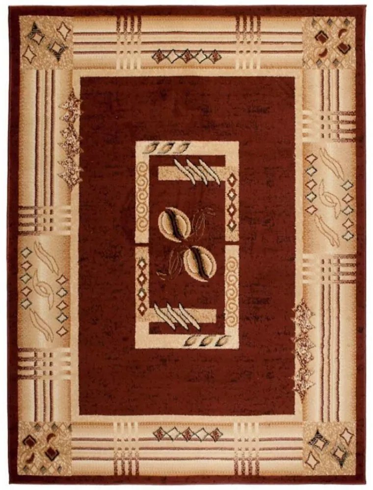 Kusový koberec PP Laio hnedý, Velikosti 60x100cm