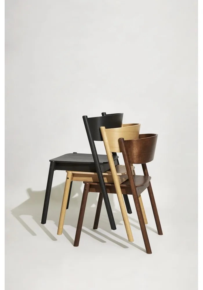 Jedálenské stoličky z dubového dreva Oblique - Hübsch