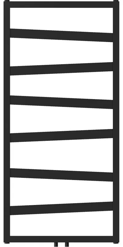 Mexen, Mexen Zoom dekoratívny kúpeľňový radiátor 1100 x 530 mm, 376 W, čierny - W130-1100-530-00-70