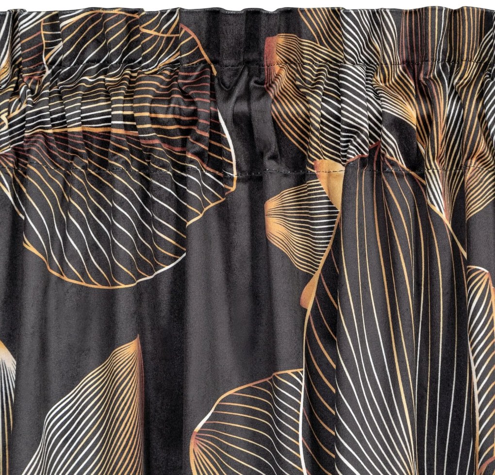 ZATEMŇOVACÍ ZÁVES NA PÁSKE LARISA 140X270 CM VZOROVANÁ