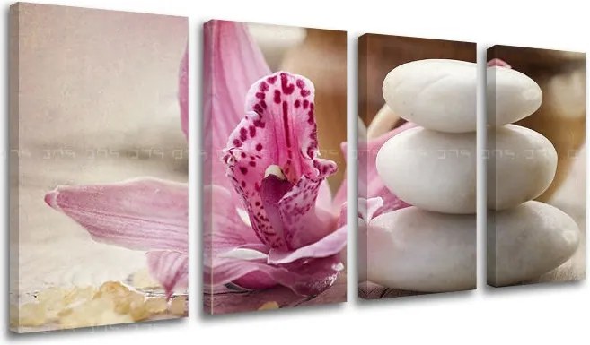 Obraz na stenu 4 dielny FENG SHUI FS017E41