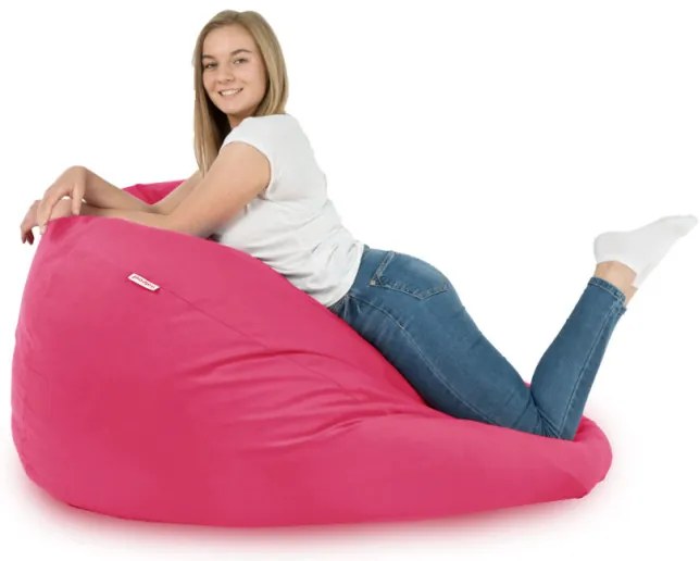 Plyšový sedací vak SAKO Ružový